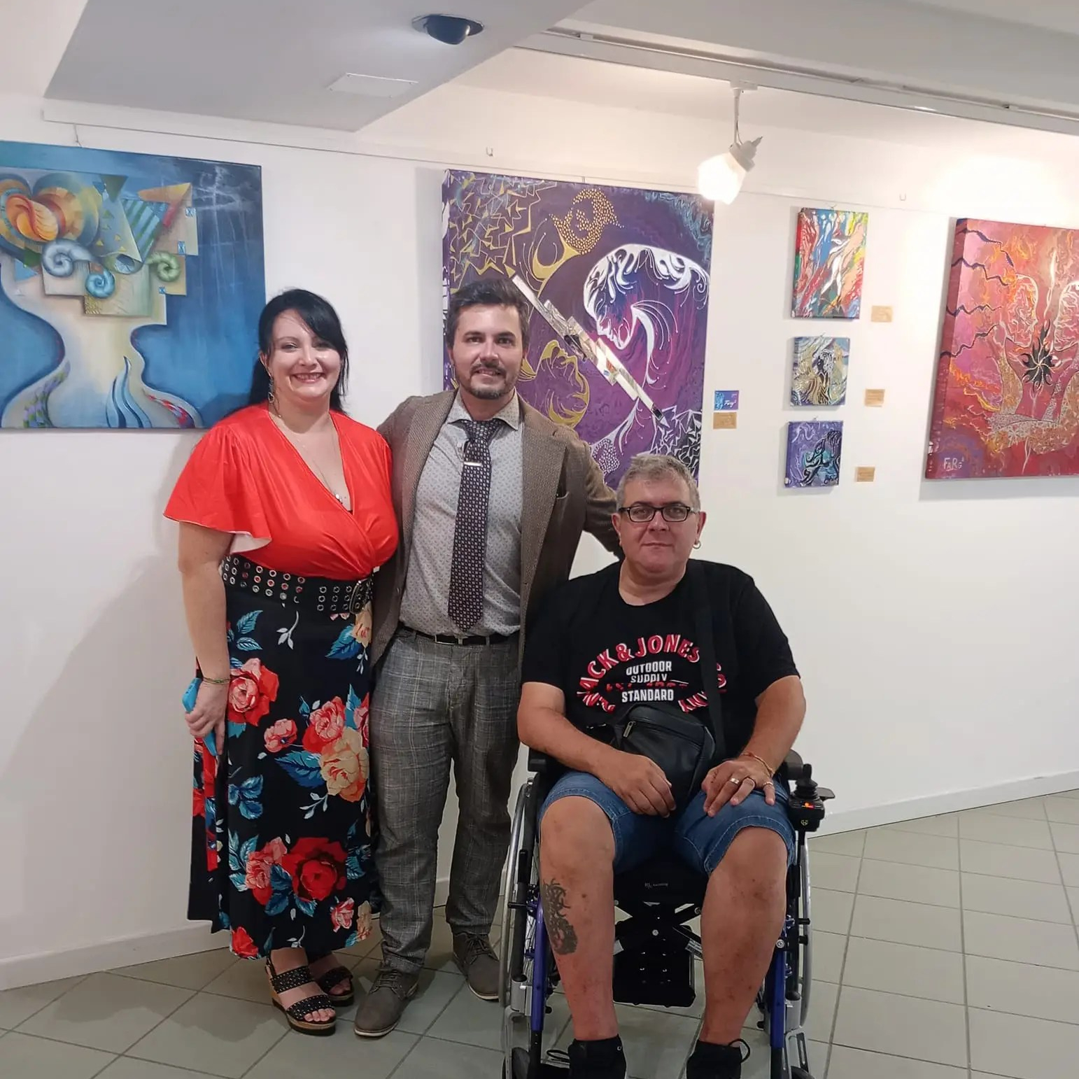 Critico d'arte Pasquale Di Matteo con Farg²