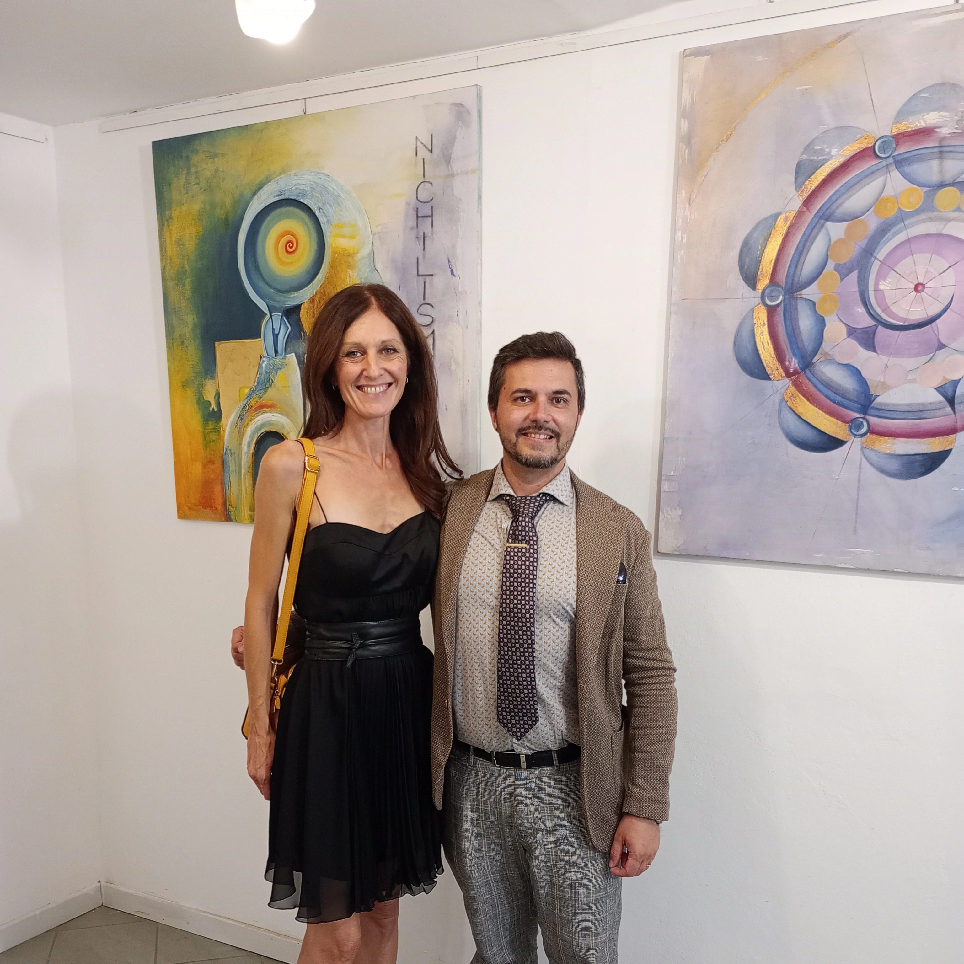 Critico internazionale Pasquale Di Matteo e Petruska Merisio